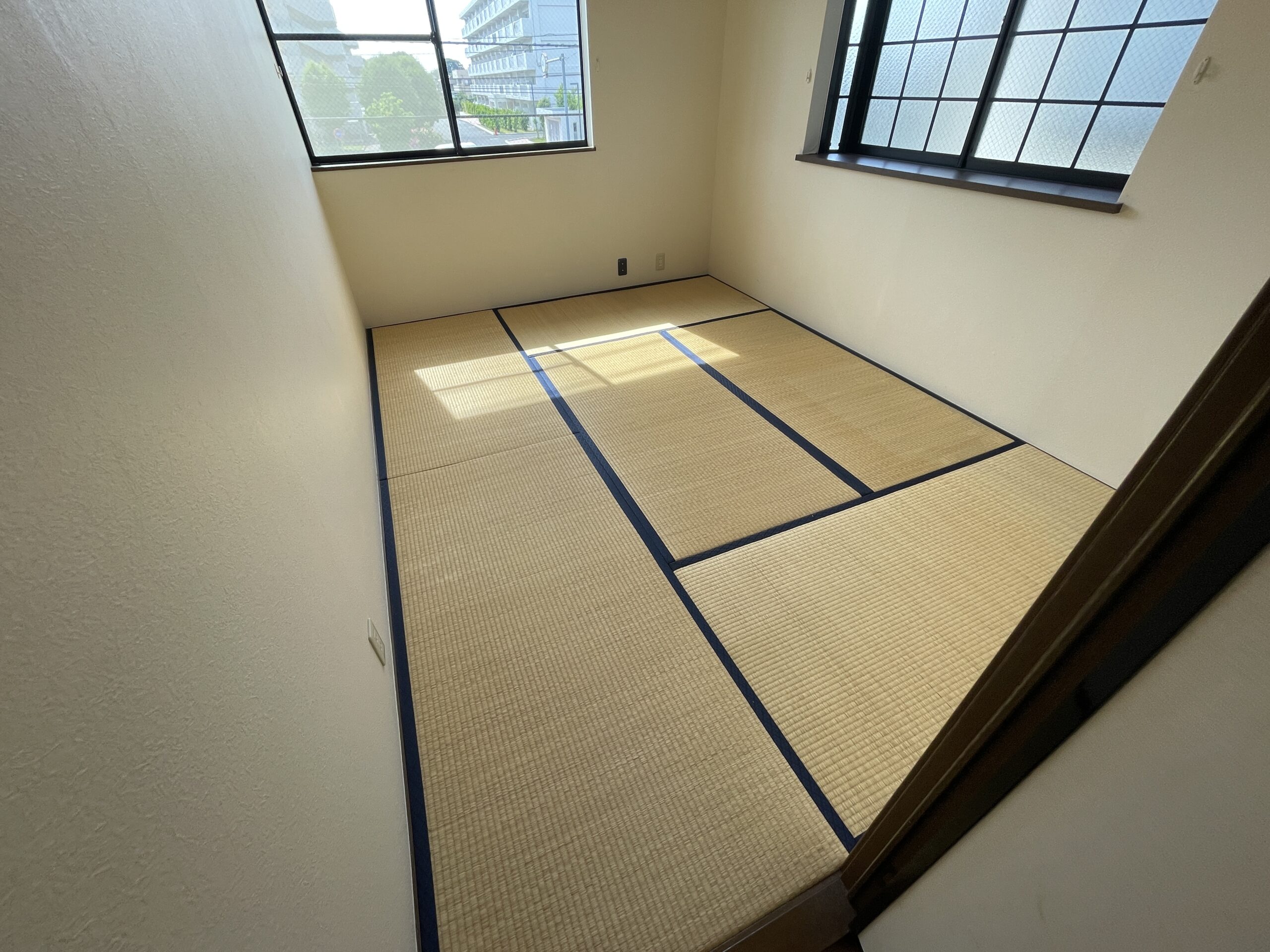 施工前：和室の畳表替え